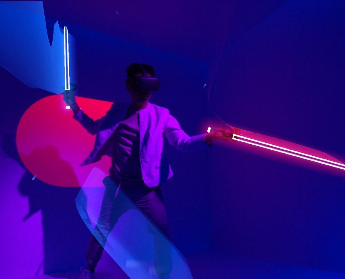 VR olahraga beat saber