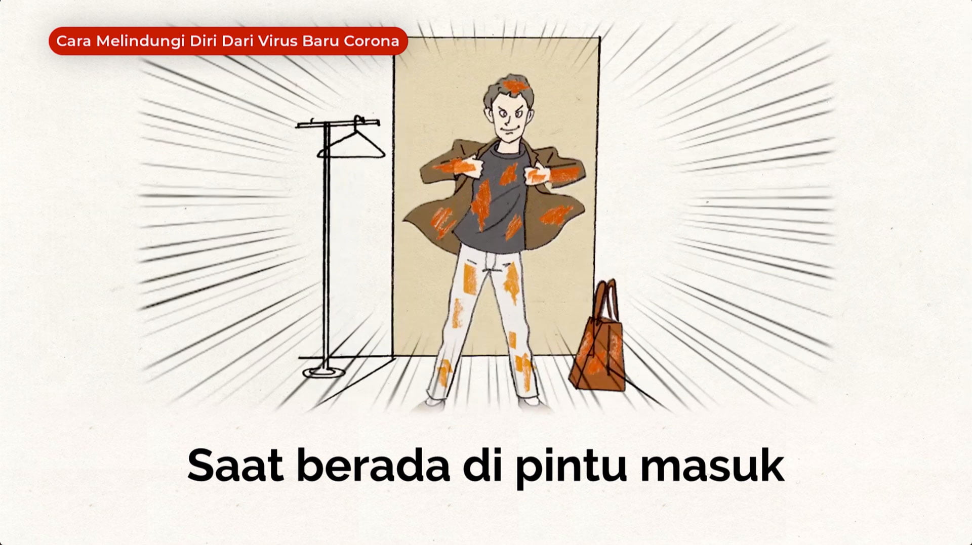 Virus Corona, “Bayangkan Penyebaran Virus Seperti Cipratan Cat”